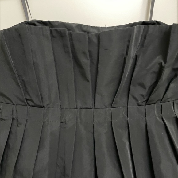 Pleated Taffeta Cocktail Dress - Picture 4 of 4